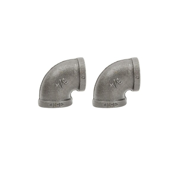 Tool 0.75 Female T x 0.75 in. Female Black Malleable Iron 90 deg Elbow TO2739321 - main